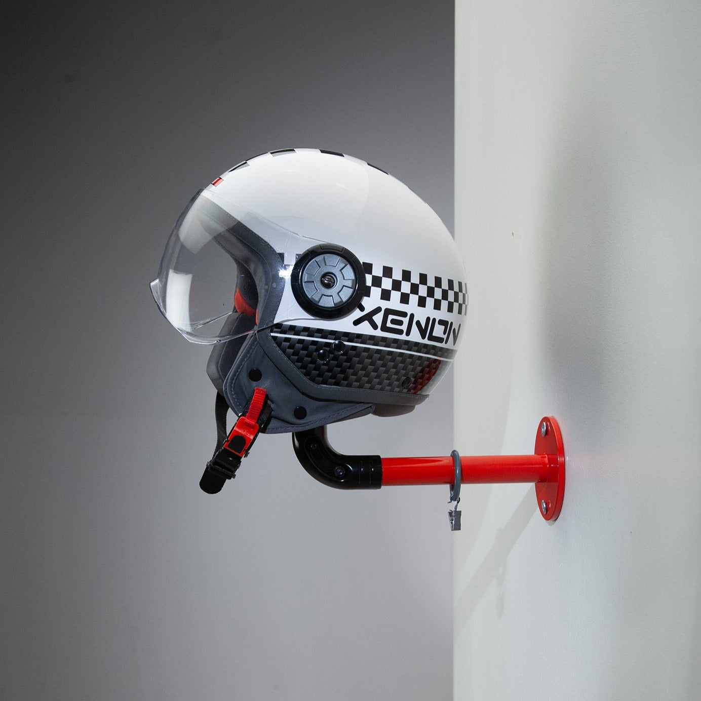 OCCASIONE Porta casco da moto, bici o sci a parete - MONO MODULAR