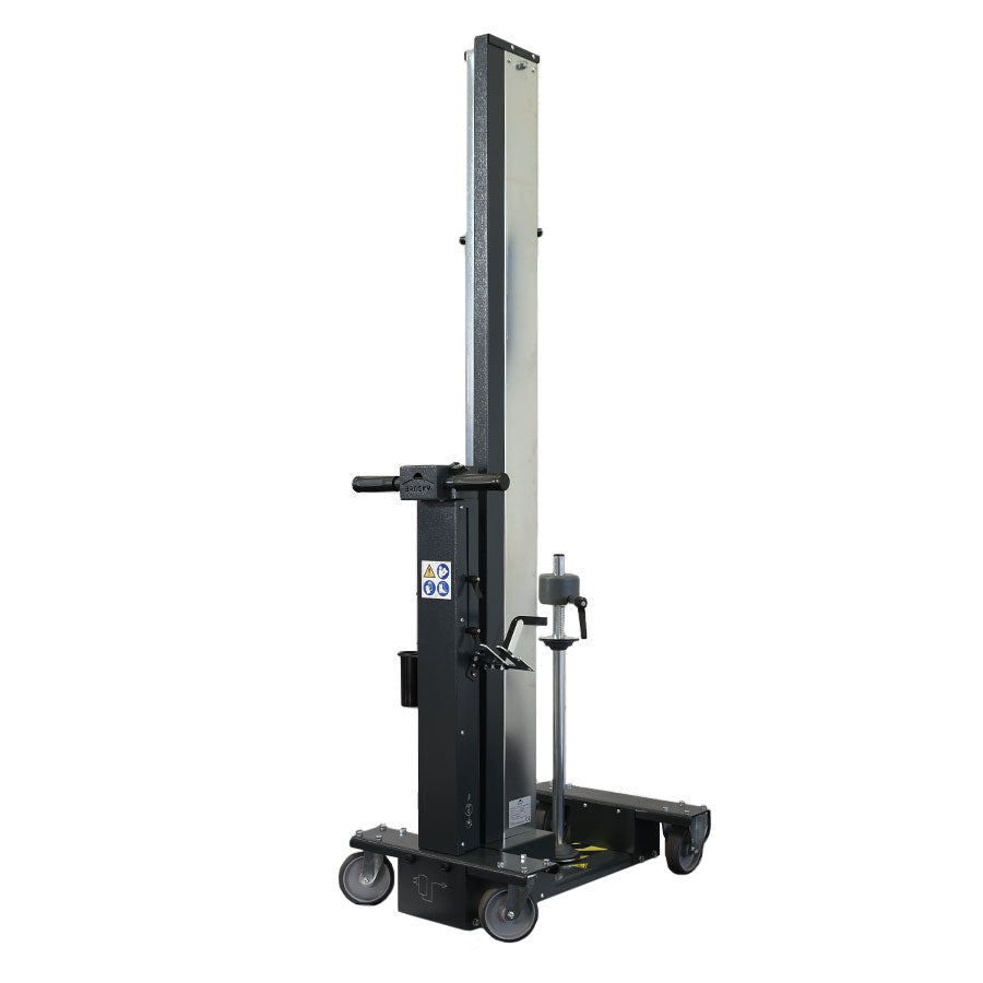 Fasciapallet semiautomatico Fimy 3.0 marca Bracky con timone di spinta posizionata alla minima altezza