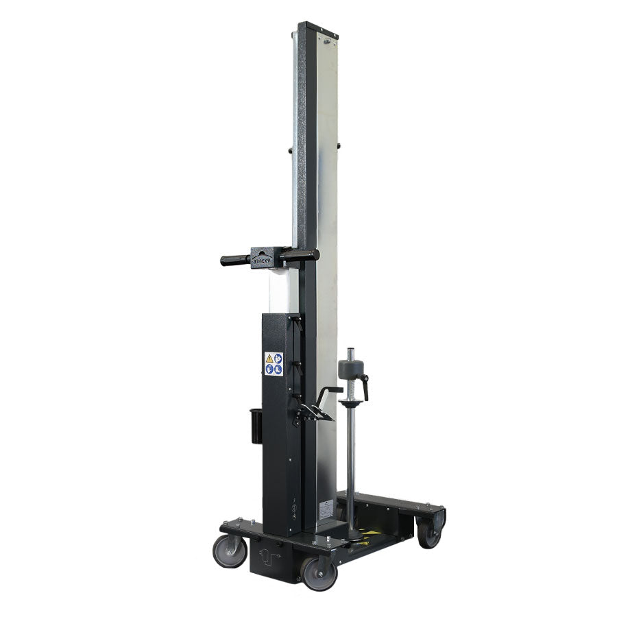 Fasciapallet semiautomatico Fimy 3.0 marca Bracky con timone di spinta posizionata alla massima altezza
